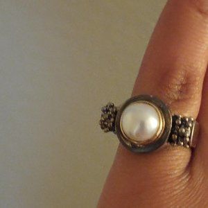 Michael Dawkins 14K Pearl Ring
